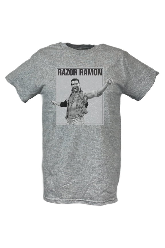 Razor Ramon Oozing Machismo WWE Mens T-shirt