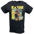 thumbnail image 1 of Razor Ramon Retro Bad Guy Black T-shirt, 1 of 4