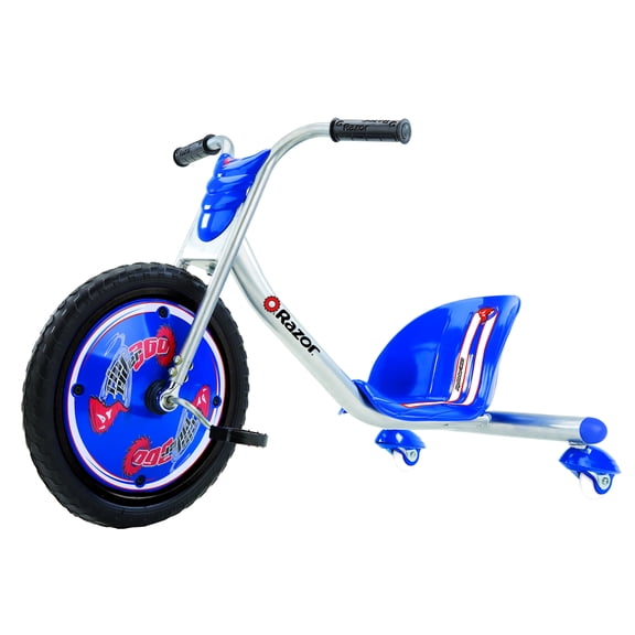 Razor RipRider 360 Drift Trike - Blue, 16" Front Wheel, 3-Wheeled Ride-on, Tricycle for Child 5+