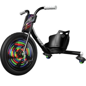 Razor RipRider 360 Lightshow - Drift Trike with Colorful Lights, 3 Wheeled Ride-on Toy for Kids 5+