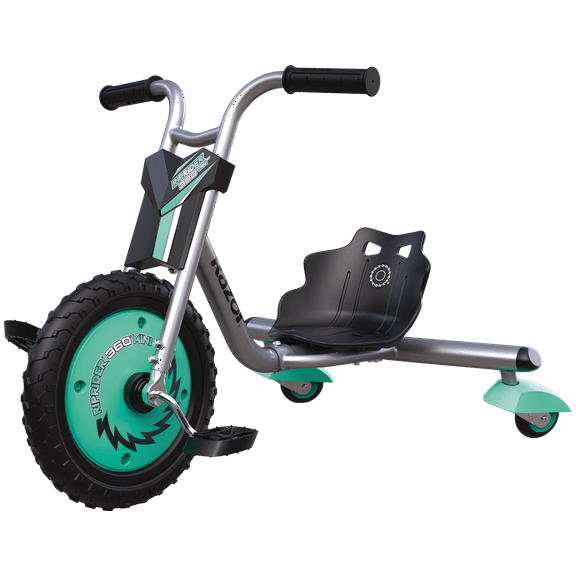 Razor RipRider 360 Mini - Teal, 360 Degrees Caster Tricycle, Easy Drifting, for Child Ages 3+