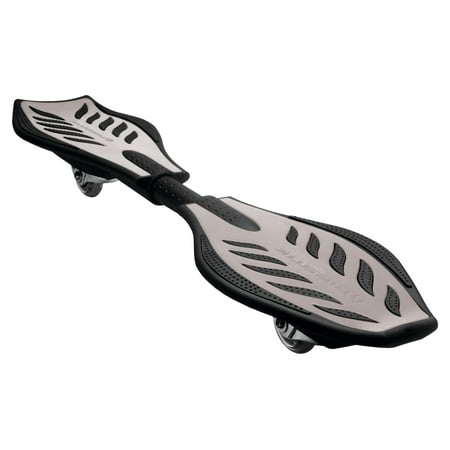 Razor RipStik Caster Board Classic - Silver, 2 Wheel Pivoting Skateboard with 76mm Casters