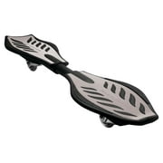 Razor RipStik Caster Board Classic - Silver, 2 Wheel Pivoting Skateboard with 76mm Casters