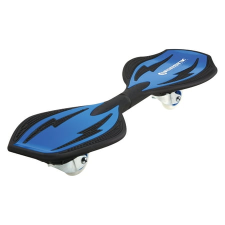 Razor RipStik Ripster Caster Board Classic - Blue/Black, 2 Wheel Skateboard with 76 mm 360-Degree Inclined Casters, for Kids, Teens, and Adults
