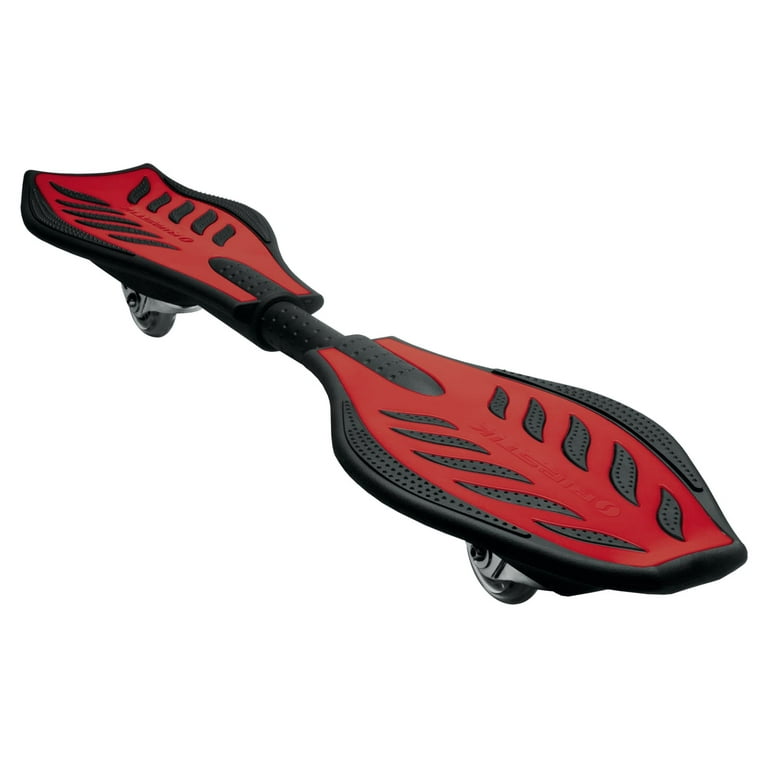 Razor RipStik Ripster Caster Board Classic Red 2 Wheel Skateboard with 76 mm 360 Degree Inclined Casters for Kids Teens and Adults