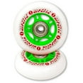 Razor Ripstik Wheels W/ 76 mm ABEC-5 Bearings Green/ Red- Polyurethane