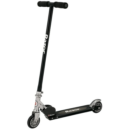 Razor S Folding Kick Scooter - Black, for Kids Ages 5+ and up to 110 lb