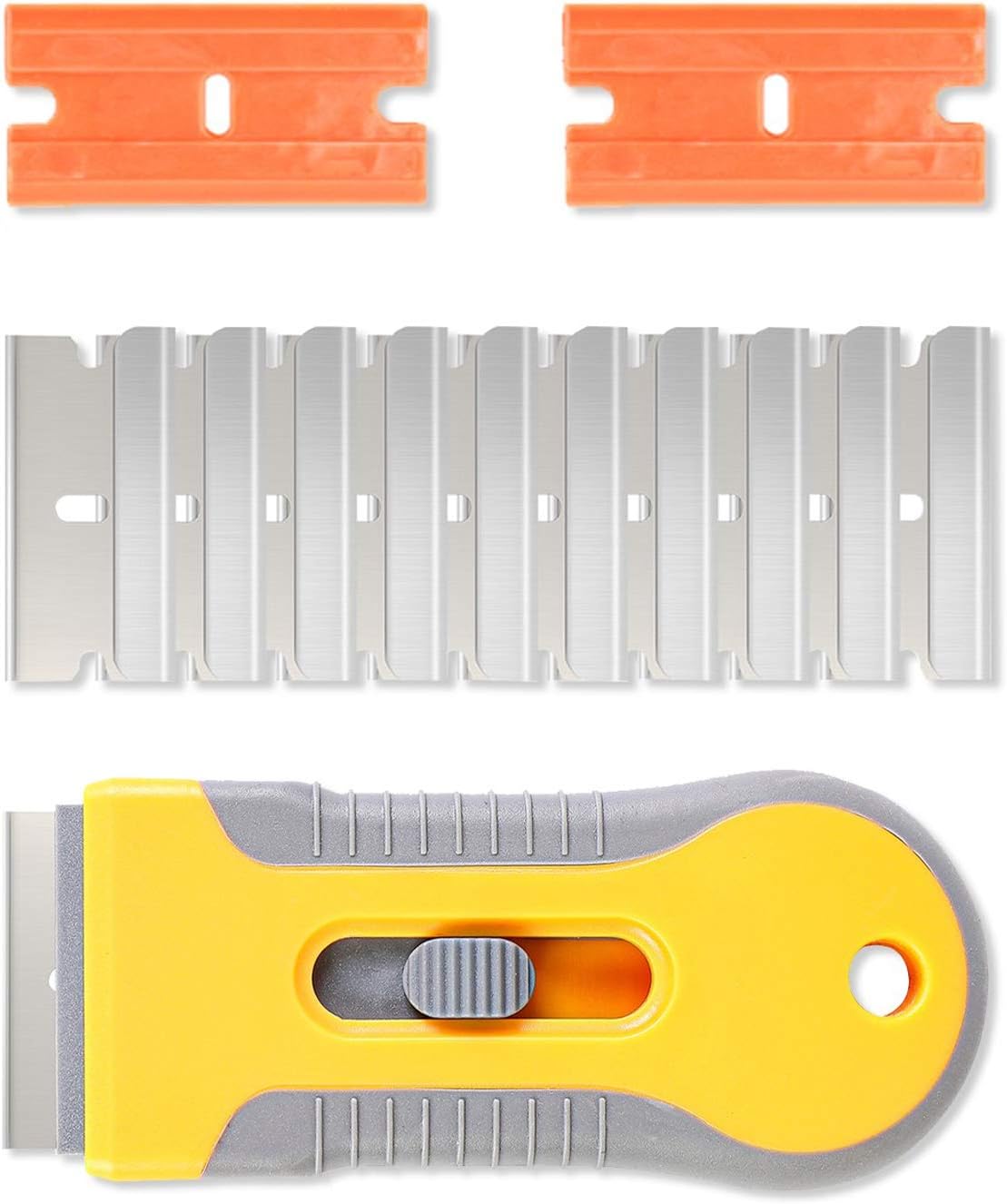 Razor Scraper Blade Paint Scraper Decal Sticker Remover Tool with Metal ...