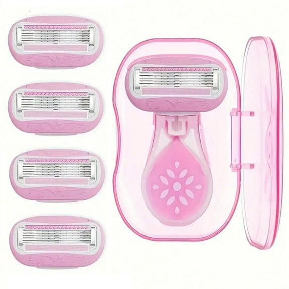 Razor Set with 1 Handle and 5 Replacement Blades