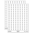 thumbnail image 1 of Razor Shaving Blade 200+ Round Stickers - White - Matte Finish - 0.50" Size, 1 of 3