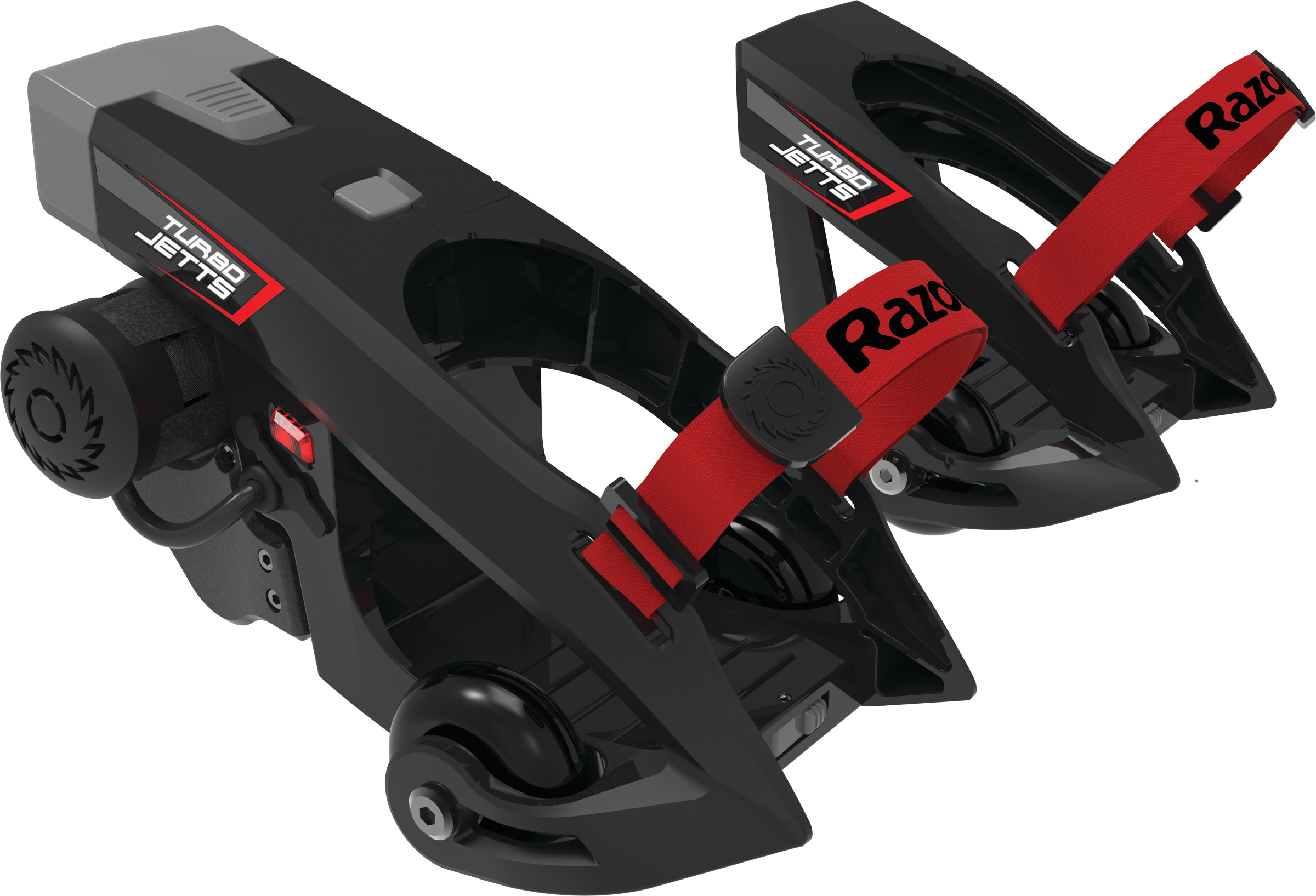 Razor Turbo Jetts Electric Heel Wheels Black/Red- Ages 9+ - image 1 of 13