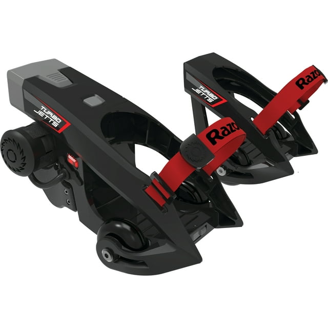 Razor Turbo Jetts Electric Heel Wheels Black/Red- Ages 9+