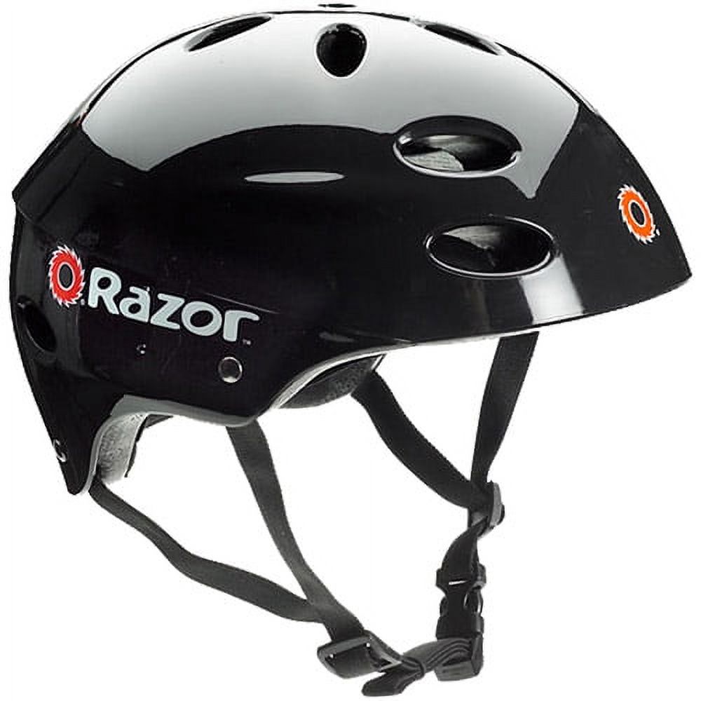 Razor V17 Multi-Sport Child's Helmet, Glossy Black - image 1 of 4