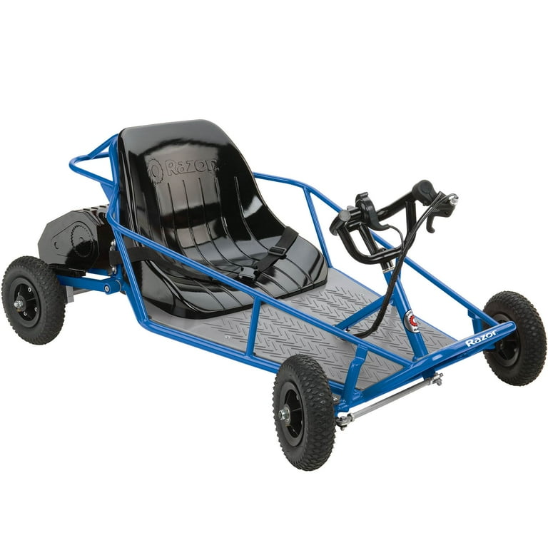 Razor Vintage Rider Electric Go Kart Dune Buggy Toy for Ages 8 and Up Blue Walmart