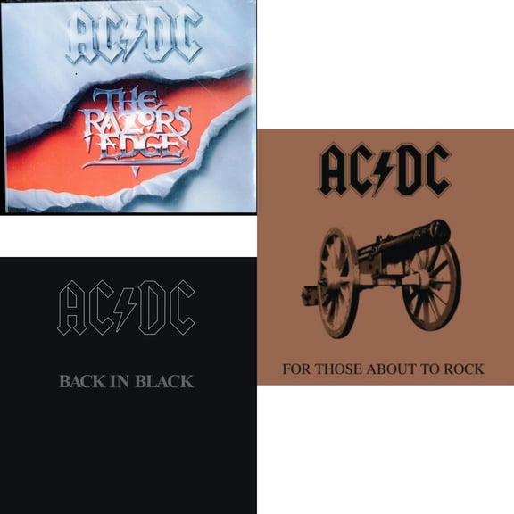 Back In Black & For Those About To Rock & Razor's Edge [CD Bundle]