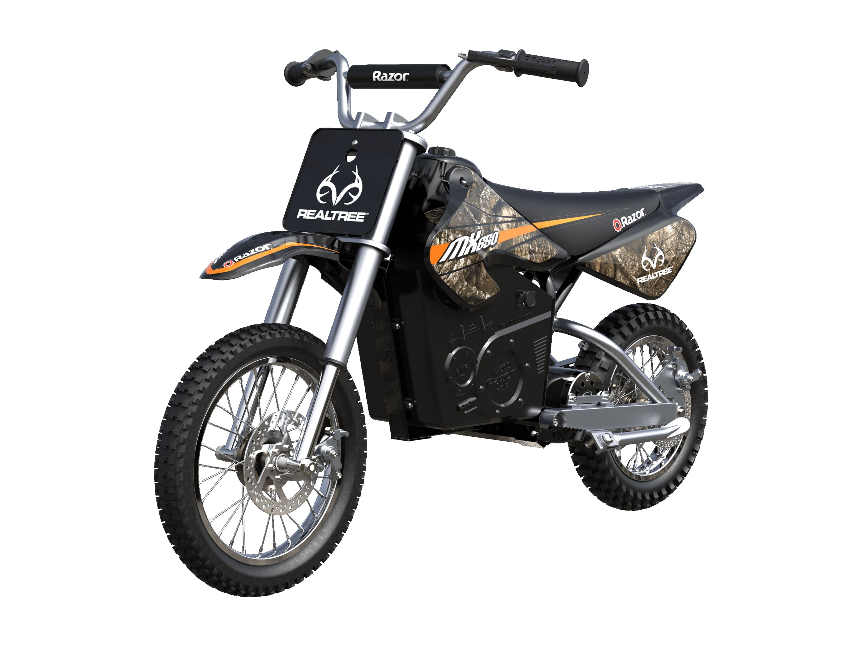 Razor x Realtree Dirt Rocket MX650 36V ElectricPowered Dirt Bike, up