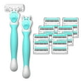 Razors for Women Shaving,6Blade Womens Razors Includes 2 Handles and