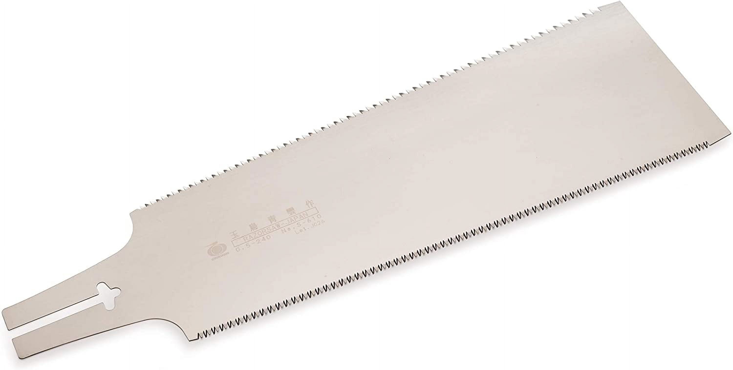 Gyokucho Ryoba Double Edge Razor Saw - 240mm Blade With TPE Grip For Woodworking (Model 610) - View #3