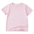 thumbnail image 1 of Razzly Big Girls Short Sleeve Graphic T-Shirts for Girl, Solid Color Shirts Graphic Tees Girls T Shirt Short Sleeve Cotton Tshirt Kids Girls Basic T-Shirt Summer Shirt(Light Pink 9-10 Years), 1 of 3