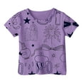 thumbnail image 1 of Razzly Big Girls Toddler T-Shirt for Girls, Graffiti Kids Funny Graphic T Shirts Kids Short Sleeve Shirts Kids Cotton Tshirt Girls Basic T Shirts Girl Summer Shirt(Purple 8-9 Years), 1 of 4