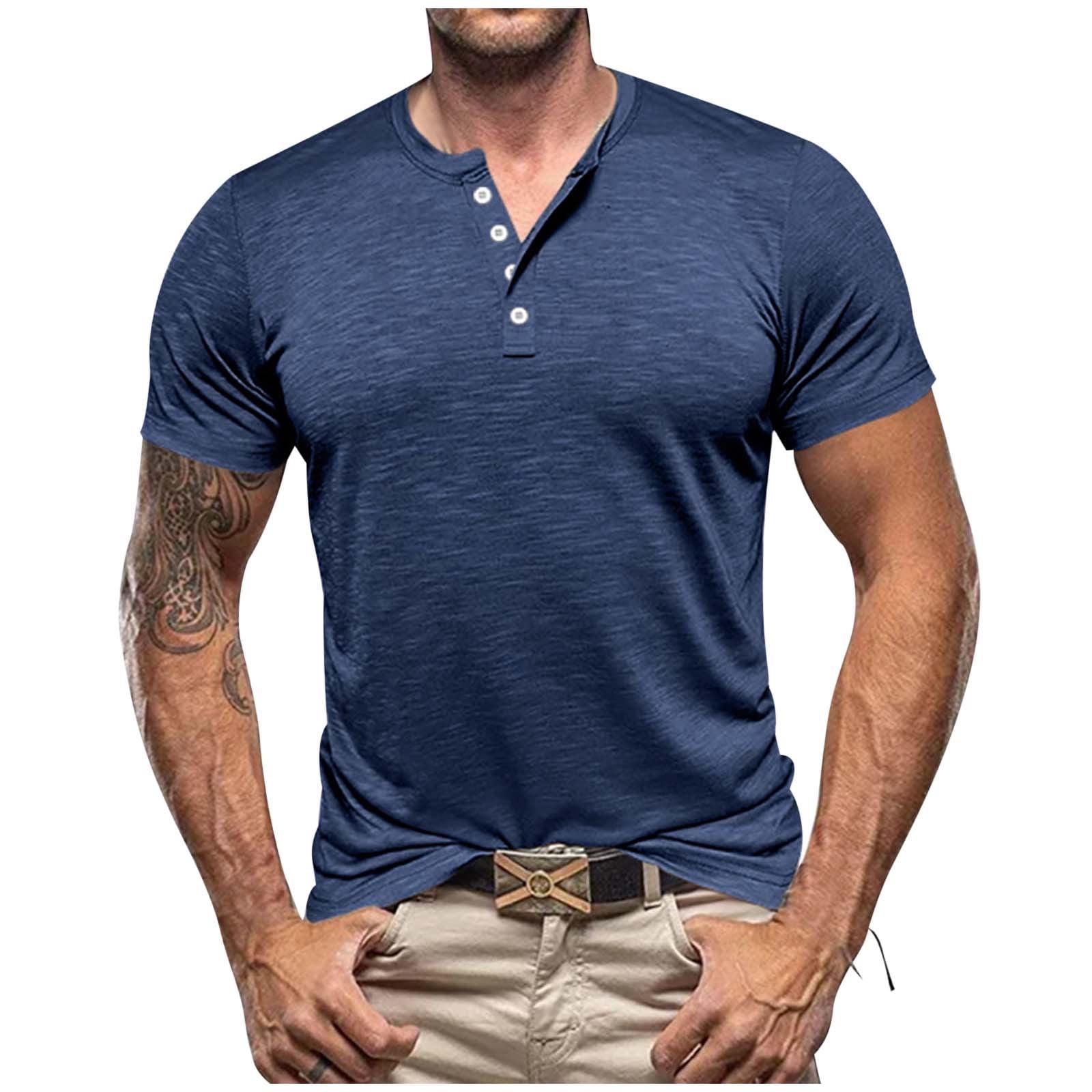 Razzly Big Mens Shirts Tall Man T Shirts for Men Mens Tee Shirts Big T ...