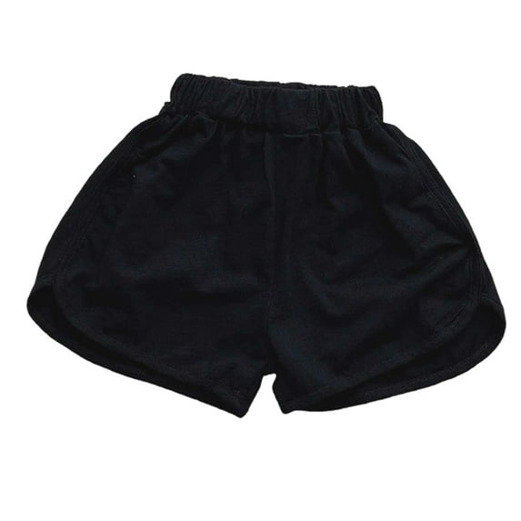 Razzly Child Girls Shorts Spandex Girls Shorts Mesh Shorts Kids Girls Ripped Shorts Active Shorts Girl Shorts Women Short Girls Knit Shorts Basketball Shorts Girls Bike Shorts(Black,3-4 Years)