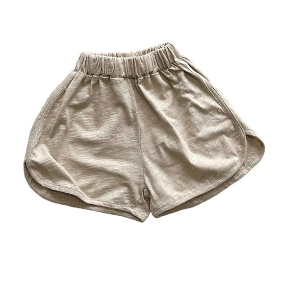 Razzly Child Girls Shorts Spandex Girls Shorts Mesh Shorts Kids Girls Ripped Shorts Active Shorts Girl Shorts Women Short Girls Knit Shorts Basketball Shorts Girls Bike Shorts(Khaki,4-5 Years)