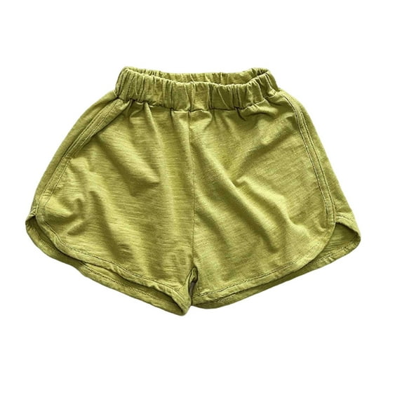 Razzly Child Girls Shorts Spandex Girls Shorts Mesh Shorts Kids Girls Ripped Shorts Active Shorts Girl Shorts Women Short Girls Knit Shorts Basketball Shorts Girls Bike Shorts(Green,4-5 Years)