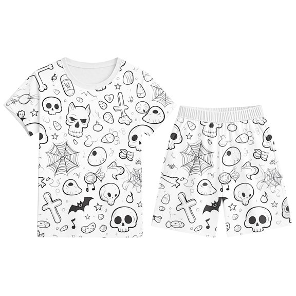 Razzly Child Sweat Suit for Toddler Boys Firetruck Clothes for Boys Toddler Winter Outfits 5t Nee Born Boy Baby Boy Shirt Set Fall Outfit Toddler Boy Fall Fashion Boys Summer Clothes(White,6-7 Years)