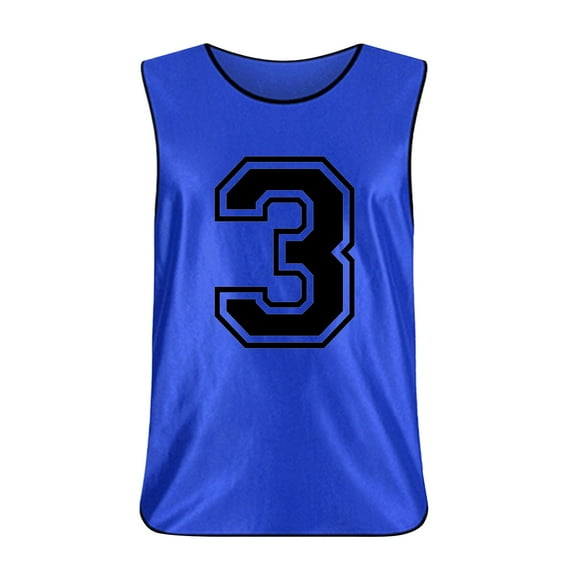 Razzly Child Tank Tops Boys, Number 3 Lightweight Cotton Sleeveless Shirt for Boys Big Boys Sleeveless Shirts for Youth Tank Tops T Shirt Boy Summer(Blue,3-9 Years)