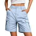 thumbnail image 1 of Razzly Harem Shorts for Women plus Size Christmas Shorts for Women Short Formal Dress for Women Walking Shorts for Women Seersucker Shorts Women Shorts for Women Women's Shorts Pajama(Light Blue,L), 1 of 5