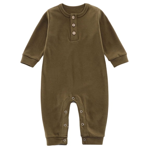 Razzly Boys Bodysuits Baby Long Sleeve Playsuit Comfortable Clothing for Everyday Activities and Outdoor(Green,3-6 Months)