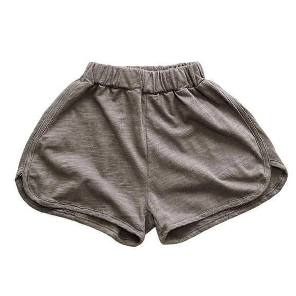 Razzly Girls Shorts Spandex Girls Shorts Mesh Shorts Kids Girls Ripped Shorts Active Shorts Girl Shorts Women Short Girls Knit Shorts Basketball Shorts Girls Bike Shorts(Grey,6-12 Months)