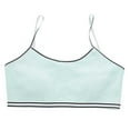 thumbnail image 1 of Razzly Juniors Kids Girls Underwear Bra Vest Children Adjustable Shoulder Strap Underclothes Undies Clothes 5 Toddler Underwear Girls Small Girl Little Girl Undies Bulk(Mint Green,12-16 Years), 1 of 4