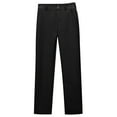 thumbnail image 1 of Razzly Little Boys' Stretch Pull On Chino Pants Kids School Yonth Twill Pants Toddler Fall Pajamas Boys Sweatpants Gender Neutral Baby Pajamas 12m Clothes for Boys 12 to 18 Month Boy(Black,5-6 Years), 1 of 6