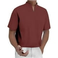 thumbnail image 1 of Razzly Men Small Shirts Workout Shirt T Shirts for Men Loose Fit Big & Tall Shirts for Men All Mens Big And Tall Shirt Mens Graphic T Shirt Mens Big And Tall Tee Shirts Shirts for Men 3xlt(Wine,M), 1 of 6