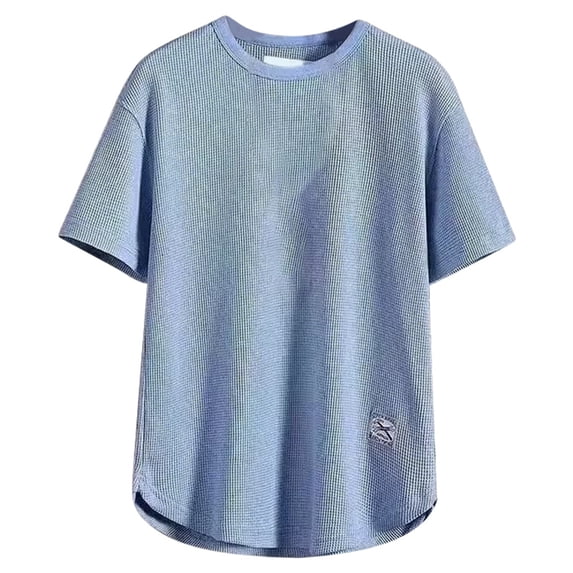 Razzly Men T Shirts Workout Shirt Large T Shirts Dark Tee Shirt Men Plain T Shirts T Shirts for Men Tall Mens Compression T Shirt Mens Shirts Large Sports T Shirt for Men Men T Shirts V Neck(Blue,M)