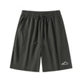 thumbnail image 1 of Razzly Men's And Boys' Summer Outdoor 5 Inch Shorts Day Shorts Thin Shorts Men Comfy Shorts for Men Size Shorts Mesh Mens Shorts Large Basketball Shorts Men Mens Mens Shorts Mens(Dark Grey,3XL), 1 of 4