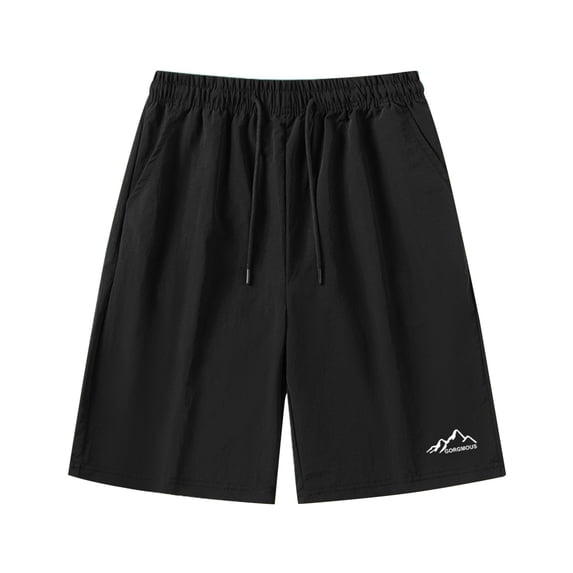 Razzly Men's And Boys' Summer Outdoor 5 Inch Shorts Day Shorts Thin Shorts Men Comfy Shorts for Men Size Shorts Mesh Mens Shorts Large Basketball Shorts Men Mens Mens Shorts Mens Running(Black,2XL)