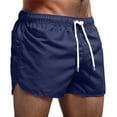 thumbnail image 1 of Razzly Men's Casual Shorts For Everyday Wear Straight Cut Lightweight And Comfortable Design For Spring Summer And Fall Glitter Shorts for Men Basketball 4 1 Fuzzy Gymnastics Shorts Men(Navy,S), 1 of 5