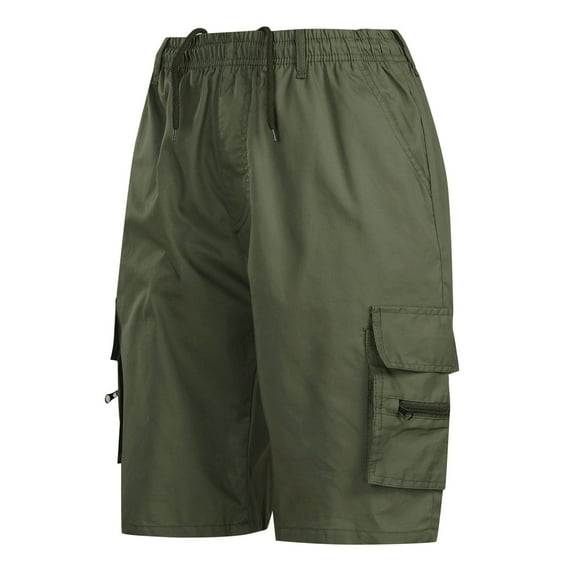 Razzly Men's Hiking Cargo Shorts Stretch Outdoor Shorts Lightweight Camping Shorts With 6 Pockets Quick Y Shorts Memory Shorts for Men Big And Tall Men Workout Clothes Warm Toe Mens Denim(Green,3XL)