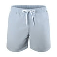 thumbnail image 1 of Razzly Men's Swim Board Shorts Beach Shorts Comfortable Loose Fit Casual Summer Shorts For Swimming Surfing Outdoor Activities Long Board Shorts Mens Swimwear Mens Board Shorts Us(Light Blue,XL), 1 of 5