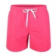 thumbnail image 1 of Razzly Men's Swim Board Shorts Beach Shorts Comfortable Loose Fit Casual Summer Shorts For Swimming Surfing Outdoor Activities Long Board Shorts Mens Swimwear Mens Board Shorts Us(Hot Pink,XL), 1 of 5