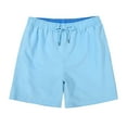 thumbnail image 1 of Razzly Men's Swim Trunks Fast Dry With Mesh Beach Shorts Bathing Suit Swimwear Swim Board Shorts Swimming Men Board Shorts with Liner Men Disposable Swim Trunks Men Shorts Men's Man(Light Blue,S), 1 of 3