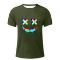 thumbnail image 1 of Razzly Mens Pocket T Shirts Big Man Shirts Mens Big And Tall Shirt Classic T Shirts for Men Blank T Shirt A Shirts for Men Pack Stretchy Shirts for Men Mens Shirts Tall Men's Shirt T(Army Green,L), 1 of 3