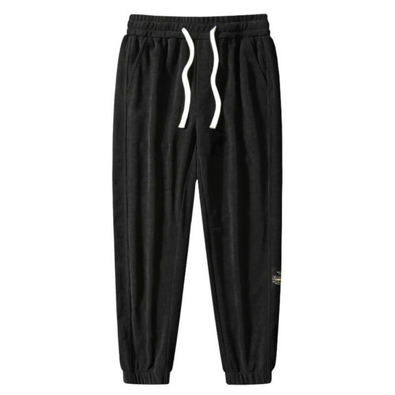 Razzly Outdoor Pants Sports Foam Men Light Pants Loose Pants Relaxed Fit Cargo Pants for Men Open for Men Fuzzy Poplin Pants Pants Sweatpants Athletic Toe Band Big And Tall Sports Men(Black,XL)