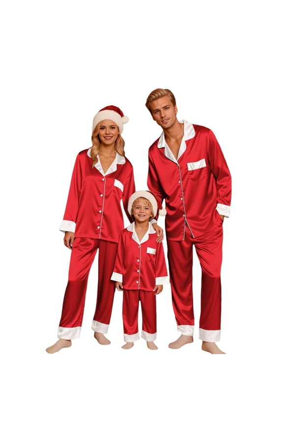 Pijamas De Navidad Para Familia Candy Cane Family Pajamas Matching Christmas Diy Pyjamas Xmas Pajamas Family Sweater Matching Pajamas for Couples Pants Lounge Set Plaid Xmas Balls Pjs(Red,XL)