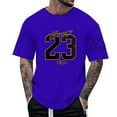 thumbnail image 1 of Razzly Size Small Mens Tops Loose Fit T Shirts for Men T Shirt Folder Board Pack of Mens T Shirts Night Shirts for Men Sleepwear Mens Big And Tall Tee Shirts Medium Shirts for Men Men Shirts(Blue,XL), 1 of 7