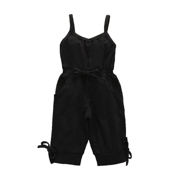 Razzly Toddler 24 Months Girls Clothes Summer Toddler Rompers Babies Dresses Christmas Romper Baby Girl Clothes Toddler Girl Girls Outfit Size 6 Girl Rompers 2t Knit Baby Clothes(Black,2-3 Years)