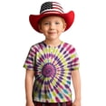 thumbnail image 1 of Razzly Toddler Kid T-Shirt, Tie Dye Girls' Graphic T-Shirts Cotton Shirt Girls Toddler Basics T Shirt Toddler Girl Summer Shirts(Purple2,18-24 Months), 1 of 5
